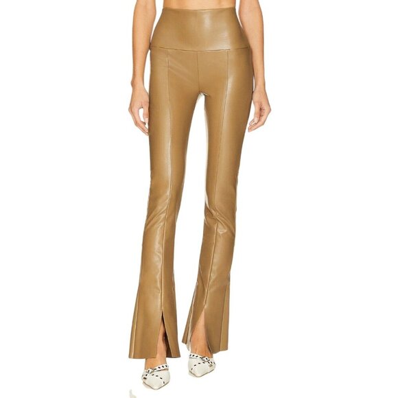 Norma Kamali Pants - Norma Kamali Spat Legging in Woods Small New Womens Vegan Faux Leather